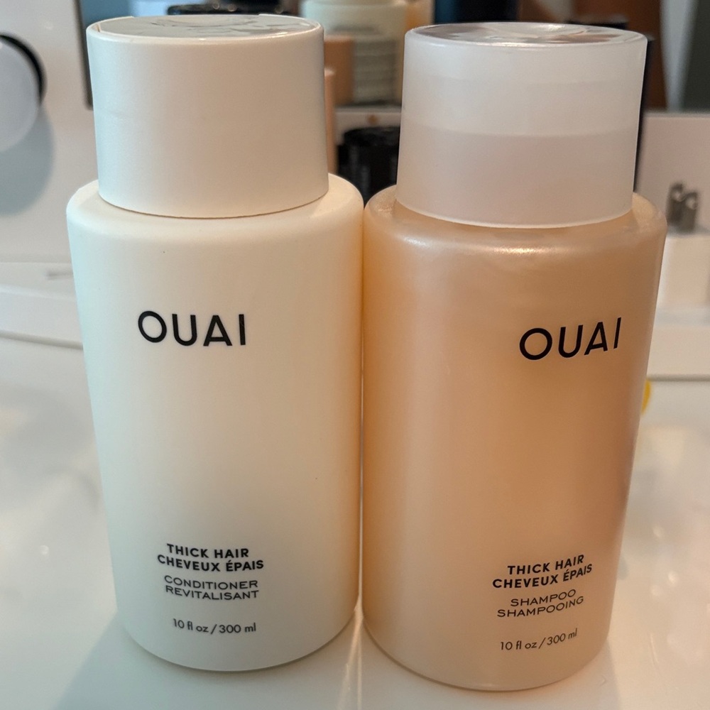 OUAI Shampoo & Conditioner set think Hair Care Duo. Brand new .